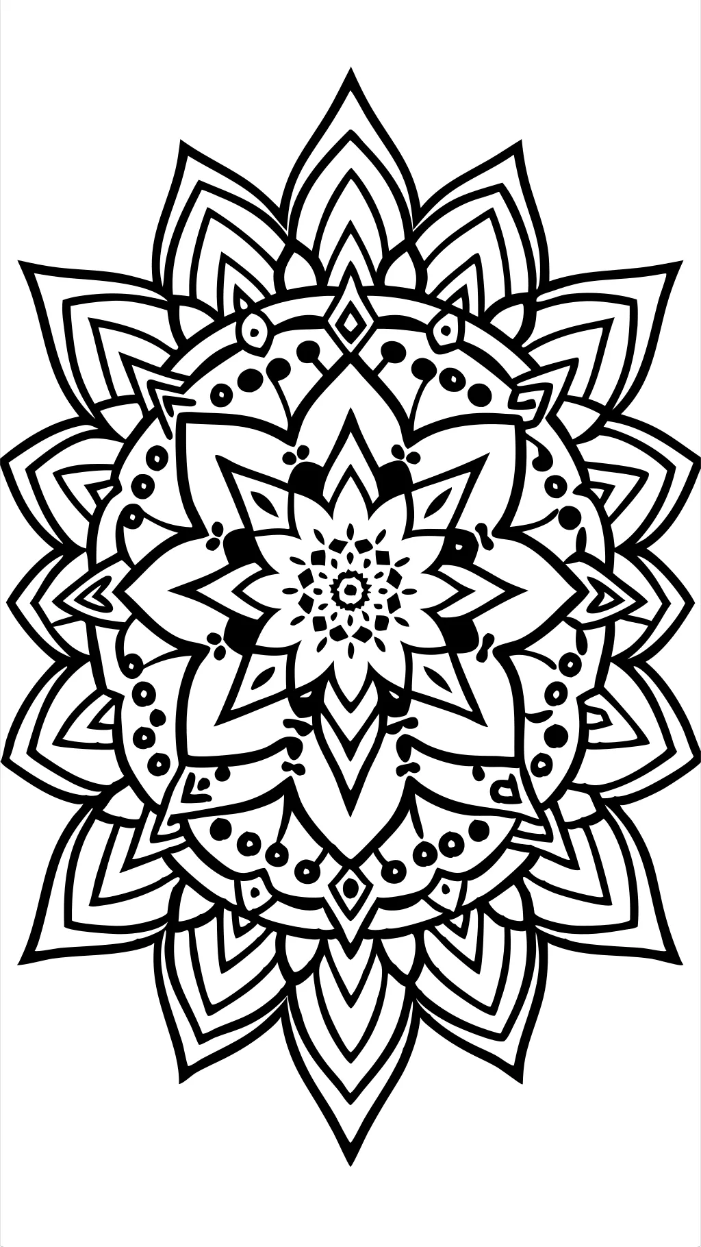 coloriages Mandala imprimable